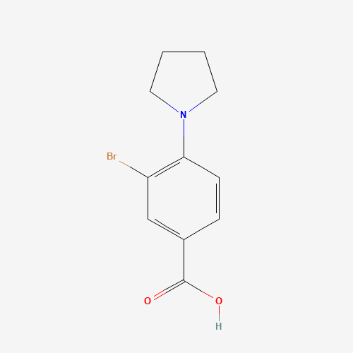 3-bromo-4-(pyrrolidin-1-yl)benzoic acid (CAS: 1131615-12-7) - Related Chemical Product