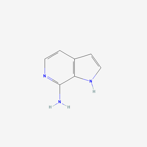 1H-Pyrrolo[2,3-c]pyridin-7-amine(9CI) (CAS: 165669-36-3) - Chemical Structure and Molecular Formula 