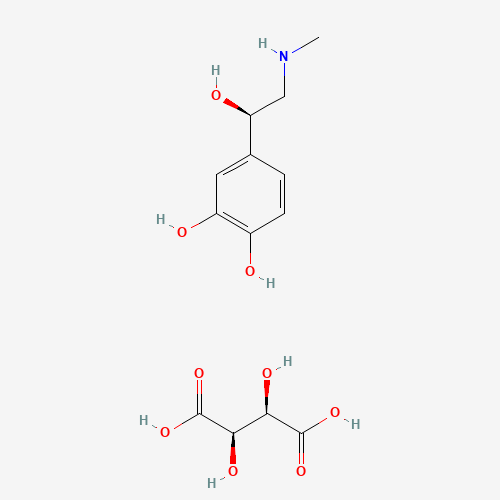 Epinephrine Bitartrate (CAS: 51-42-3) - Chemical Structure and Molecular Formula 