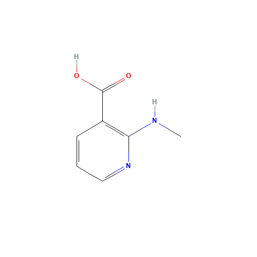 2-(Methylamino)pyridine-3-carboxylic acid (CAS: 32399-13-6) - Chemical Structure and Molecular Formula 