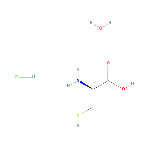 D-CYSTEINE HYDROCHLORIDE (CAS: 207121-46-8) - Chemical Structure and Molecular Formula 