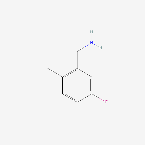 5-FLUORO-2-METHYLBENZYLAMINE (CAS: 261951-69-3) - Chemical Structure and Molecular Formula 