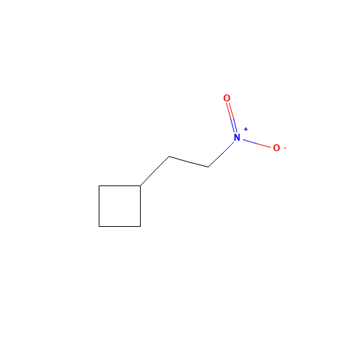 2-(Cyclobutyl)-1-nitroethane (CAS: 1036931-21-1) - Chemical Structure and Molecular Formula 