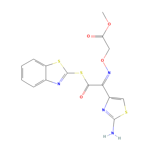 (S)-2-Benzothiazolyl (Z)-2-(2-aminothiazole-4-yl)-2-methoxycarbonylmethoxyiminothioacetate (CAS: 246035-38-1) - Related Chemical Product