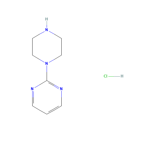 1-(2-Pyrimidyl)piperazine hydrochloride (CAS: 78069-54-2) - Chemical Structure and Molecular Formula 
