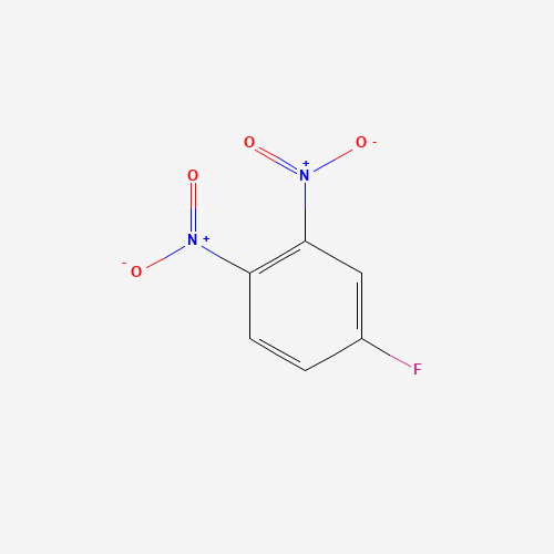 3,4-DINITROFLUOROBENZENE (CAS: 364-53-4) - Chemical Structure and Molecular Formula 