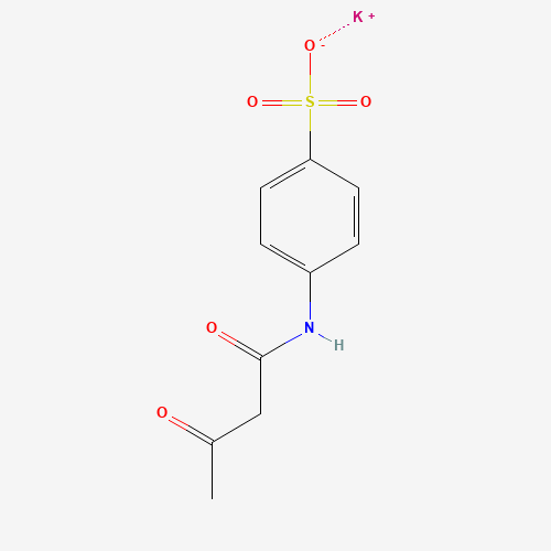 Potassium 4-acetoacetylaminobenzenesulfonate (CAS: 70321-85-6) - Chemical Structure and Molecular Formula 