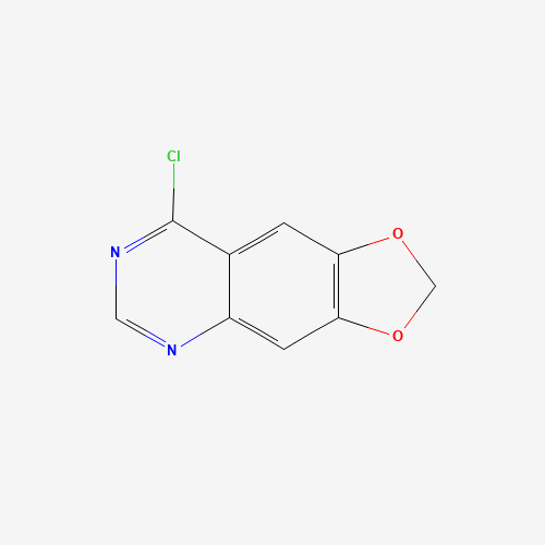 4-Chloro-6,7-methylenedioxyquinazoline (CAS: 72700-23-3) - Chemical Structure and Molecular Formula 