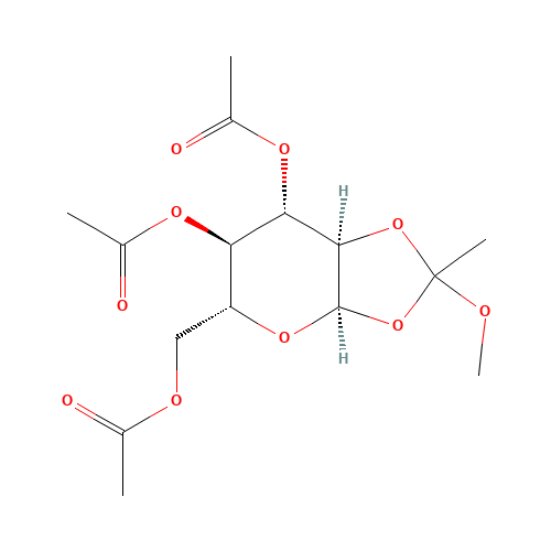 3,4,6-TRI-O-ACETYL-ALPHA-D-GALACTOPYRANOSE 1,2-(METHYL ORTHOACETATE) (CAS: 3254-16-8) - Related Chemical Product