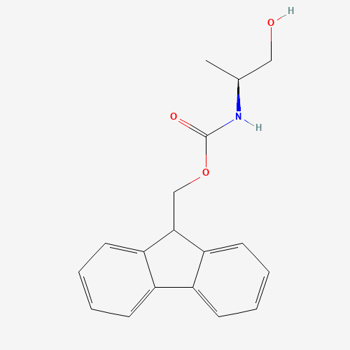 FMOC-L-ALANINOL (CAS: 161529-13-1) - Chemical Structure and Molecular Formula 