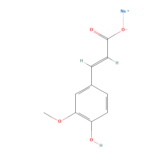 Sodium ferulic (CAS: 24276-84-4) - Related Chemical Product