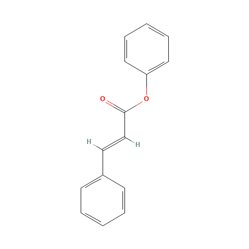 phenyl cinnamate (CAS: 2757-04-2) - Chemical Structure and Molecular Formula 