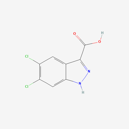 5,6-DICHLORO-1H-INDAZOLE-3-CARBOXYLIC ACID (CAS: 124459-91-2) - Related Chemical Product