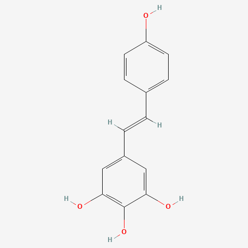 4-Hydroxyresveratrol (CAS: 331443-00-6) - Chemical Structure and Molecular Formula 