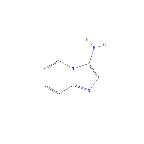 3-AMINOIMIDAZO(1,2-A)PYRIDINE (CAS: 28036-33-1) - Chemical Structure and Molecular Formula 
