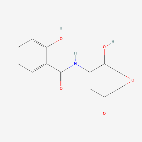 Trans-2-hydroxy-N-(2-hydroxy-5-oxo-7-oxabicyclo[4.1.0]hept-3-en-3-yl)benzamide (CAS: 287194-38-1) - Related Chemical Product