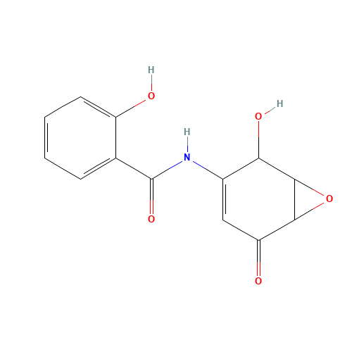 Trans-2-hydroxy-N-(2-hydroxy-5-oxo-7-oxabicyclo[4.1.0]hept-3-en-3-yl)benzamide (CAS: 287194-38-1) - Related Chemical Product