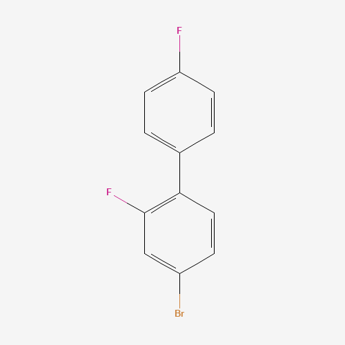 4-bromo-2,4'-difluorobiphenyl (CAS: 531529-35-8) - Chemical Structure and Molecular Formula 