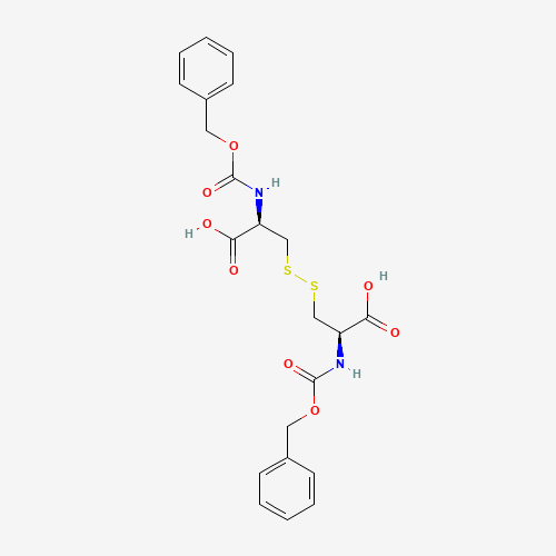 N,N'-Bis(benzyloxycarbonyl)-L-cystine (CAS: 6968-11-2) - Chemical Structure and Molecular Formula 
