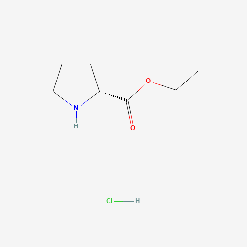 H-D-PRO-OET HCL (CAS: 131477-20-8) - Chemical Structure and Molecular Formula 