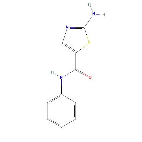 2-amino-N-phenylthiazole-5-carboxamide (CAS: 1184919-01-4) - Chemical Structure and Molecular Formula 