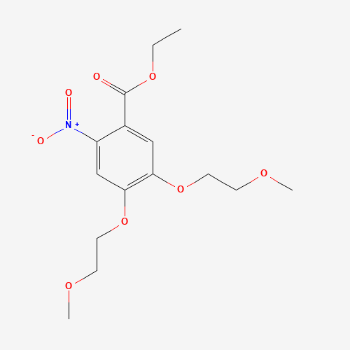 Ethyl 4,5-bis(2-methoxyethoxy)-2-nitrobenzoate (CAS: 179688-26-7) - Related Chemical Product