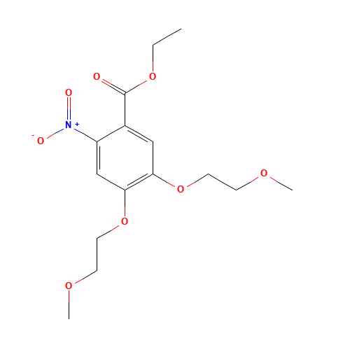 Ethyl 4,5-bis(2-methoxyethoxy)-2-nitrobenzoate (CAS: 179688-26-7) - Related Chemical Product