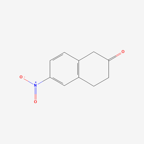 6-Nitro-2-tetralone (CAS: 200864-16-0) - Chemical Structure and Molecular Formula 