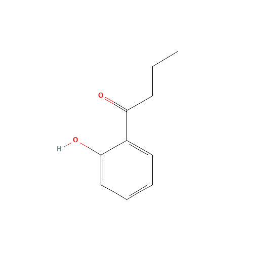 2'-Hydroxybutyrophenone (CAS: 2887-61-8) - Chemical Structure and Molecular Formula 
