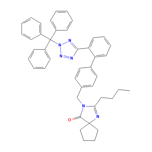 Trityl Irbesartan (CAS: 138402-10-5) - Chemical Structure and Molecular Formula 