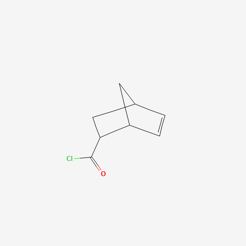 5-NORBORNENE-2-CARBONYL CHLORIDE (CAS: 27063-48-5) - Chemical Structure and Molecular Formula 