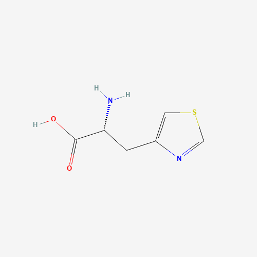 D-4-THIAZOLYLALANINE (CAS: 131896-42-9) - Chemical Structure and Molecular Formula 