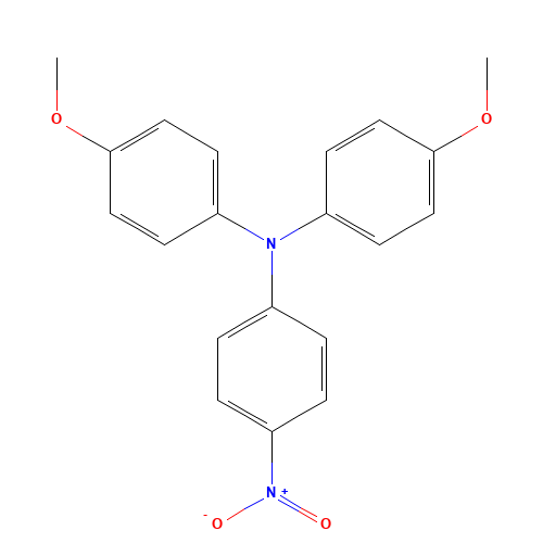 4,4'-Dimethoxy-4''-nitrotriphenylamine (CAS: 20440-91-9) - Related Chemical Product