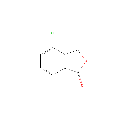 4-Chlorophthalide (CAS: 52010-22-7) - Chemical Structure and Molecular Formula 