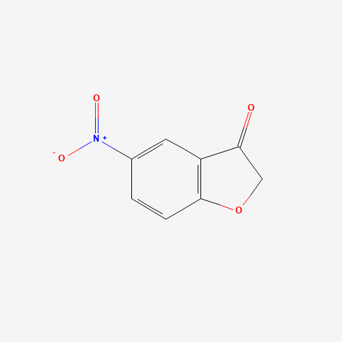 5-Nitro-3(2H)-benzofuranone (CAS: 25158-68-3) - Chemical Structure and Molecular Formula 