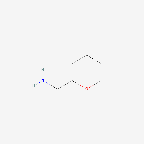 (3,4-DIHYDRO-2H-PYRAN-2-YL)-METHYLAMINE (CAS: 4781-76-4) - Chemical Structure and Molecular Formula 