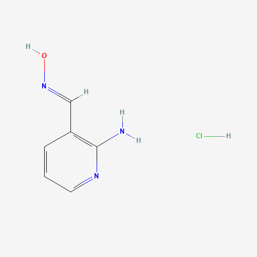 2-AMINO-PYRIDINE-3-CARBALDEHYDE OXIME HYDROCHLORIDE (CAS: 653584-65-7) - Chemical Structure and Molecular Formula 