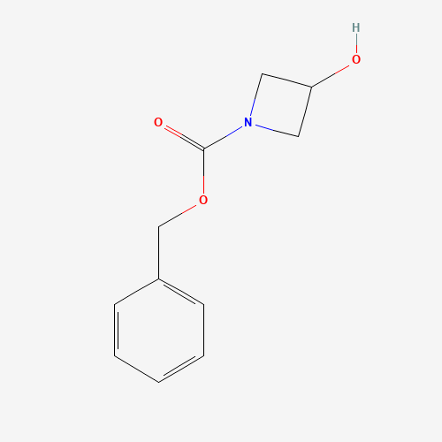 BENZYL 3-HYDROXYAZETIDINE-1-CARBOXYLATE chemical structure BENZYL 3-HYDROXYAZETIDINE-1-CARBOXYLATE (CAS: 128117-22-6) - Chemical Structure and Molecular Formula