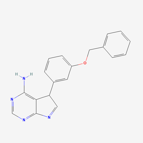 5-(3-(benzyloxy)phenyl)-5H-pyrrolo[2,3-d]pyrimidin-4-amine (CAS: 475489-37-3) - Related Chemical Product