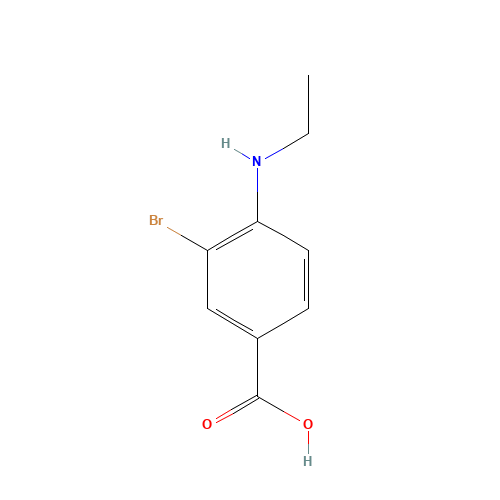 3-bromo-4-(ethylamino)benzoic acid (CAS: 1131615-03-6) - Related Chemical Product