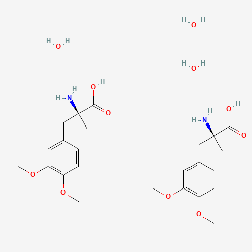 Dimethyl methyldopa (CAS: 115217-60-2) - Chemical Structure and Molecular Formula 