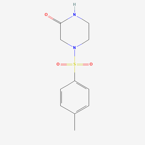 4-tosylpiperazin-2-one (CAS: 343323-86-4) - Chemical Structure and Molecular Formula 