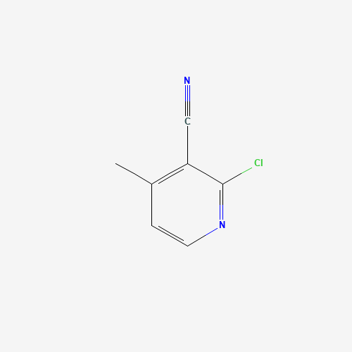 2-Chloro-4-methylpyridine-3-carbonitrile (CAS: 65169-38-2) - Chemical Structure and Molecular Formula 