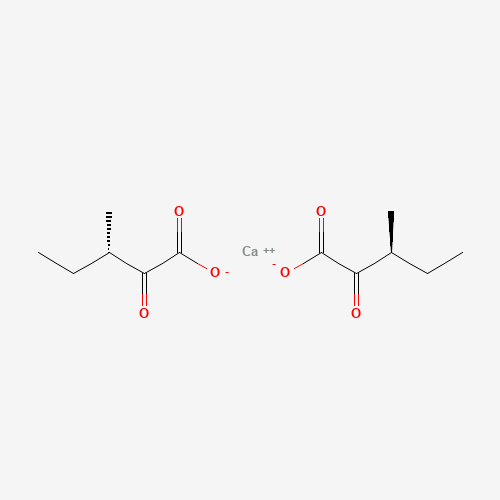 Calcium (S)-3-methyl-2-oxovalerate (CAS: 51828-96-7) - Chemical Structure and Molecular Formula 