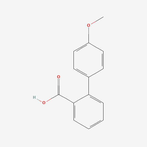 4'-METHOXY-BIPHENYL-2-CARBOXYLIC ACID (CAS: 18110-71-9) - Chemical Structure and Molecular Formula 