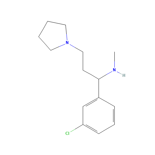 [1-(3-CHLORO-PHENYL)-3-PYRROLIDIN-1-YL-PROPYL]-METHYL-AMINE (CAS: 672309-96-5) - Related Chemical Product