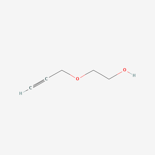Propynol ethoxylate (CAS: 3973-18-0) - Chemical Structure and Molecular Formula 
