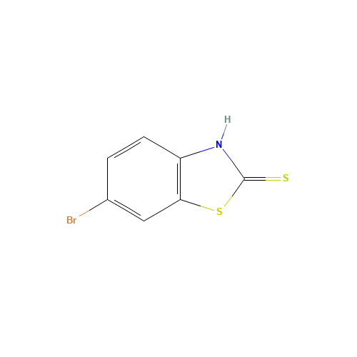6-Bromo-2-mercaptobenzothiazole (CAS: 51618-30-5) - Chemical Structure and Molecular Formula 