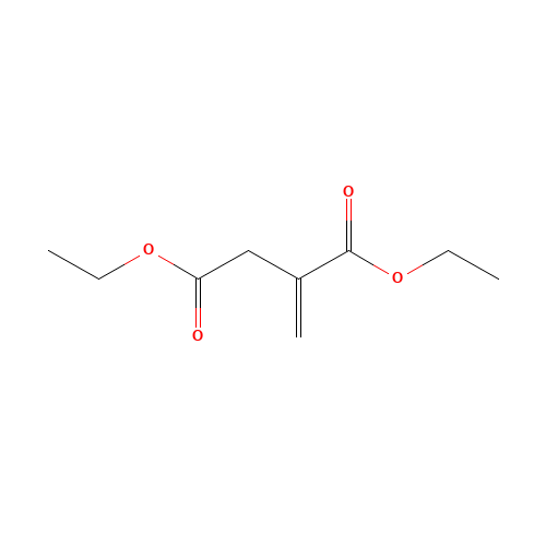 DIETHYL ITACONATE (CAS: 2409-52-1) - Chemical Structure and Molecular Formula 