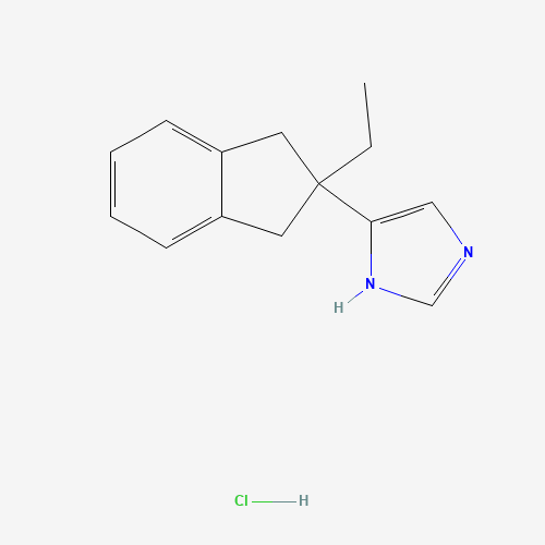 1H-Imidazole,4-(2-ethyl-2,3-dihydro-1H-inden-2-yl)-,monohydrochloride (CAS: 104075-48-1) - Related Chemical Product